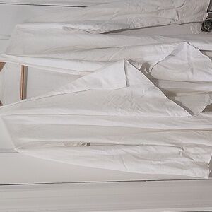 HARD TAIL FOREVER | Long White Cotton Cardigan (M)